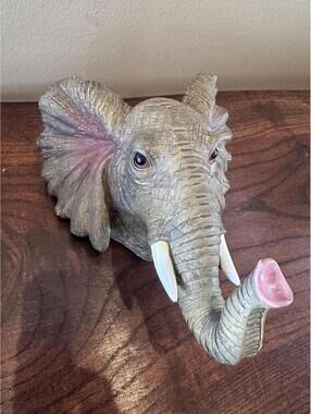 Vintage Wall Hanging Elephant Head